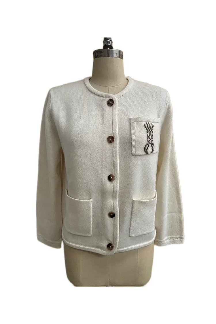 Cropped cardigan tröja för kvinnor