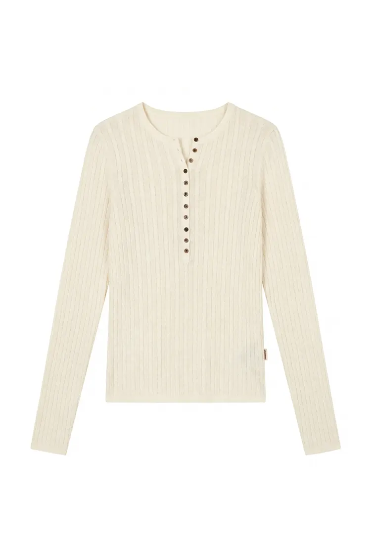 Figursydd ulltröja för kvinnor