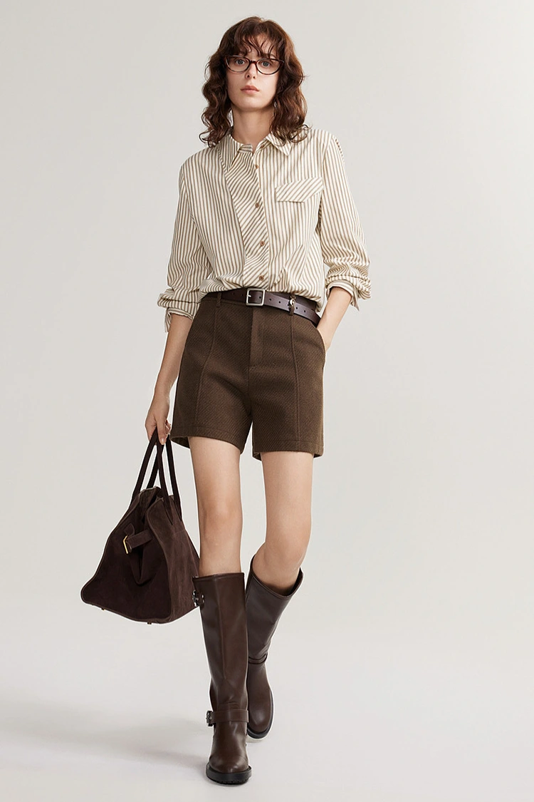 Lösrandig Casual blus för kvinnor